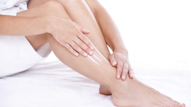 Freepik Woman Applying Moisturizer Cream Legs