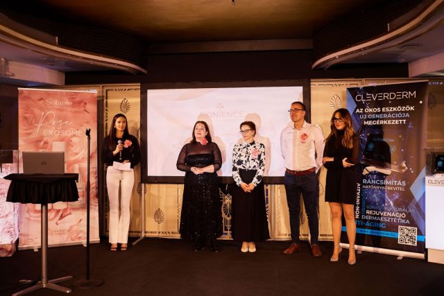 Szigligeti Ivett, Az Esemény Háziasszonya, Valamint Az Előadók Hegyi Sára, Dr. Rónyai Erika, Dani Richárd és Dr. Hegedűs Beáta