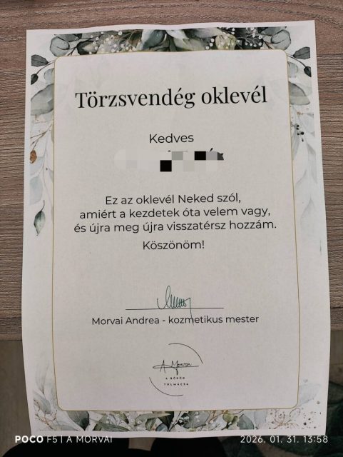 Leg Leg Leg Oklevél