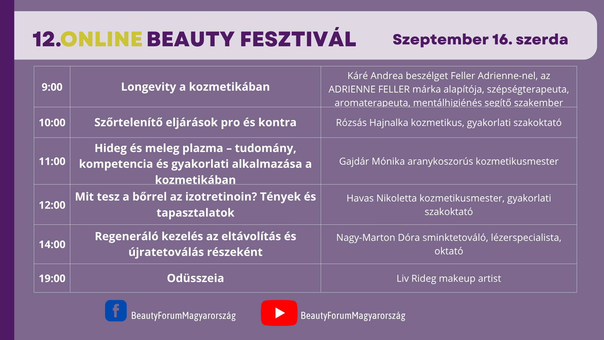3 Fesztivál Szerda
